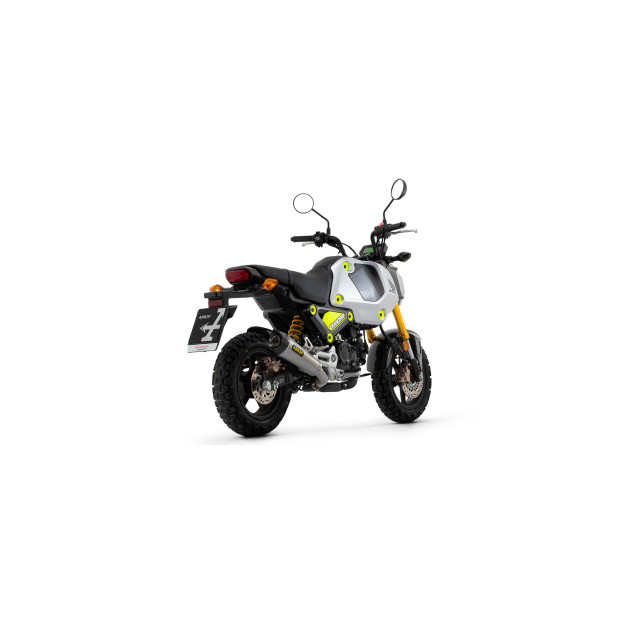 Silencieux d'échappement ARROW X-Kone en inox avec embout carbone - homologué CE - HONDA MSX 125 GROM 2021-2024