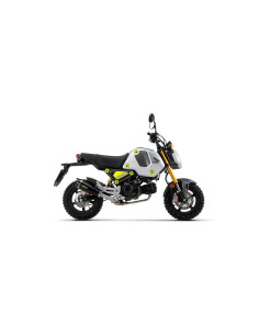 Silencieux d'échappement ARROW X-Kone en inox noir avec embout carbone - homologué CE - HONDA MSX 125 GROM 2021-2024