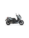 Silencieux d'échappement ARROW Urban en aluminium noir avec embout carbone - non homologué - YAMAHA XMAX 300 2025-2026