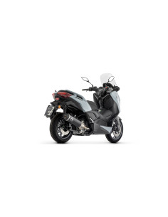 Silencieux d'échappement ARROW Urban en aluminium noir avec embout inox noir - non homologué - YAMAHA XMAX 300 2025-2026 2