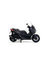 Silencieux d'échappement ARROW Urban en aluminium noir avec embout inox noir - homologué CE - YAMAHA XMAX 400 2017-2020