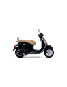Silencieux d'échappement ARROW Urban en aluminium noir avec embout inox noir - homologué CE - PIAGGIO VESPA GTS 125IE 2017-2018
