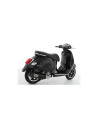 Silencieux d'échappement ARROW Urban en aluminium noir avec embout carbone - homologué CE - PIAGGIO