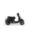 Silencieux d'échappement ARROW Urban en aluminium noir avec embout inox noir - homologué CE - PIAGGIO (réf. 53536ANN)