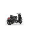Silencieux d'échappement ARROW Urban en aluminium noir avec embout inox noir - homologué CE - PIAGGIO (réf. 53536ANN)