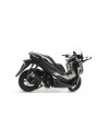 Silencieux ARROW Urban en aluminium noir avec embout carbone - homologué CE - HONDA FORZA 350 2021-2024 - SH 350 2021-2023