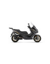 Silencieux d'échappement ARROW Urban en aluminium noir avec embout inox - homologué CE - ZONTES ZT368-G - ZT368-E 2025-2026