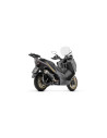 Silencieux d'échappement ARROW Urban en aluminium noir avec embout inox - homologué CE - ZONTES ZT368-G - ZT368-E 2025-2026