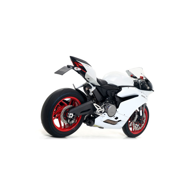 Paire de silencieux ARROW Works en titane avec embout carbone - non homologuée - DUCATI PANIGALE 959 2016-2019