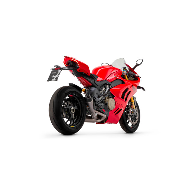 Paire de silencieux ARROW Works avec raccords en titane avec embout carbone - non homologuée - DUCATI