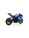 Silencieux d'échappement ARROW Pro-Race en nichrome noir - non homologué - SUZUKI GSX-R 1000 / 1000 R 2017-2020