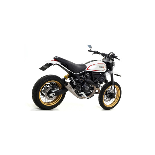 Silencieux d'échappement ARROW Pro-Race en titane - non homologué - DUCATI SCRAMBLER 800 DESERT SLED 2017-2020