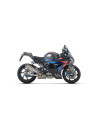 Silencieux d'échappement ARROW Pista en titane avec embout carbone - homologué CE - BMW