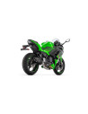 Silencieux ARROW Veloce en aluminium noir avec embout carbone - homologué CE - KAWASAKI NINJA 650 - Z 650 2024-2026