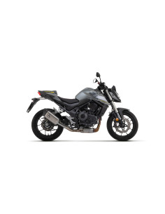 Silencieux d'échappement ARROW Pista en aluminium noir avec embout carbone - homologué CE - HONDA CB 750 HORNET 2023-2026 2
