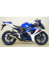 Silencieux d'échappement ARROW Pro-Race en nichrome - homologué CE - SUZUKI GSX-R 600 IE - GSX-R 750 IE 2006-2007