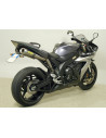 Paire de silencieux ARROW Thunder en aluminium avec embout inox - homologuée CE - YAMAHA YZF R1 2004-2006