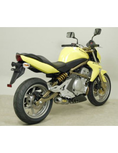 Silencieux d'échappement ARROW Maxi Race-Tech en aluminium avec embout inox - homologué CE - KAWASAKI 2