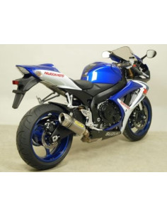 Silencieux ARROW Thunder en aluminium avec embout inox - homologué CE - SUZUKI GSX-R 600 IE - GSX-R 750 IE 2006-2007 2