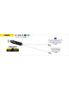 Silencieux ARROW Maxi Race-Tech en alu noir avec embout carbone - homologué CE - BMW K 1300 R 2009-2016 - K 1300 S 2012-2016