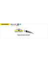 Silencieux ARROW X-Kone en inox avec embout carbone - homologué CE - KAWASAKI NINJA 300 - NINJA 250 2013-2016 - Z 300 2015-2016