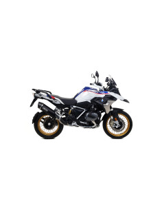 Silencieux d'échappement ARROW Maxi Race-Tech en aluminium avec embout carbone - homologué CE - BMW (réf. 71805AK)