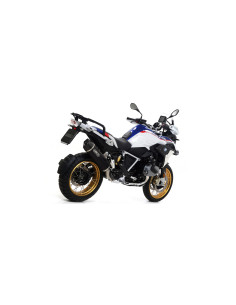 Silencieux d'échappement ARROW Maxi Race-Tech en aluminium avec embout carbone - homologué CE - BMW (réf. 71805AK) 2