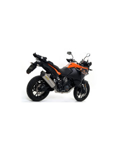 Silencieux d'échappement ARROW Maxi Race-Tech en titane avec embout carbone - homologué CE - KTM 2