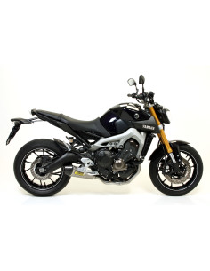 Silencieux d'échappement ARROW X-Kone en inox avec embout carbone - homologué CE - YAMAHA MT-09 2013-2020 - TRACER 900 2015-2020