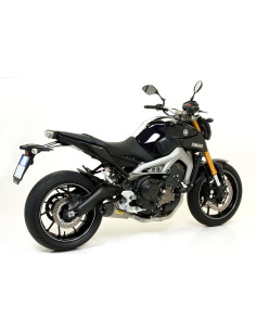 Silencieux d'échappement ARROW X-Kone en inox avec embout carbone - homologué CE - YAMAHA MT-09 2013-2020 - TRACER 900 2015-2020 2