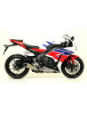 Silencieux d'échappement ARROW X-Kone en inox avec embout carbone - homologué CE - HONDA CBR 1000 RR 2014-2016