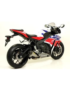 Silencieux d'échappement ARROW X-Kone en inox avec embout carbone - homologué CE - HONDA CBR 1000 RR 2014-2016 2