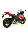 Silencieux d'échappement ARROW X-Kone en inox avec embout carbone - homologué CE - HONDA CBR 1000 RR 2014-2016