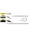 Silencieux d'échappement ARROW Street Thunder en aluminium noir avec embout carbone - homologué CE - YAMAHA