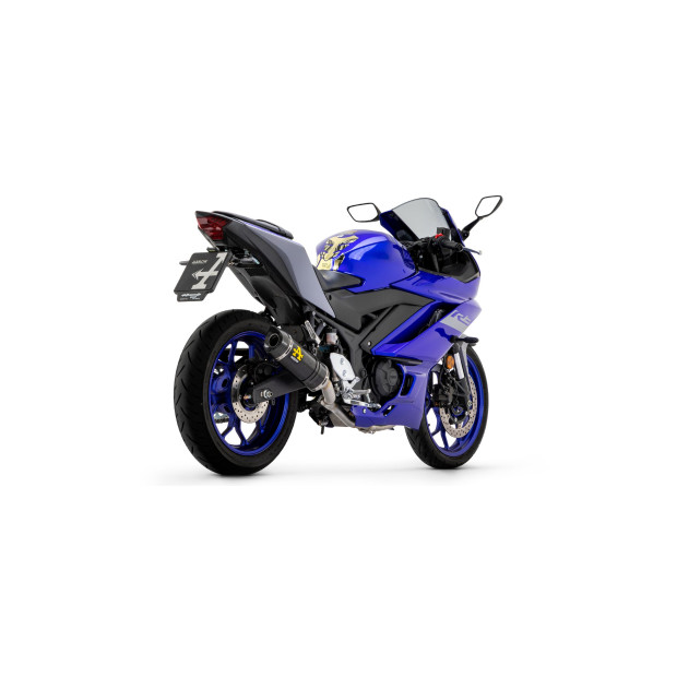 Silencieux ARROW Street Thunder carbone - homologué CE - YAMAHA YZF R3 2015-2024 - YZF R25 2015-2016 - MT-03 2016-2019