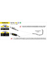 Silencieux ARROW Street Thunder carbone - homologué CE - YAMAHA YZF R3 2015-2024 - YZF R25 2015-2016 - MT-03 2016-2019