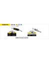 Silencieux ARROW Pro-Race en nichrome - homologué CE - YAMAHA YZF R3 2015-2024 - YZF R25 2015-2016 - MT-03 2016-2019