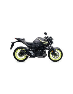 Silencieux d'échappement ARROW Pro-Race en nichrome noir - homologué CE - YAMAHA