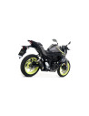 Silencieux d'échappement ARROW Pro-Race en nichrome noir - homologué CE - YAMAHA