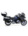 Silencieux d'échappement ARROW Maxi Race-Tech en aluminium noir avec embout carbone - homologué CE - BMW R 1200 RT 2014-2016