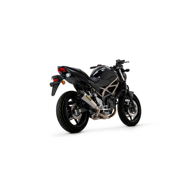 Silencieux d'échappement ARROW X-Kone en inox avec embout carbone - homologué CE - SUZUKI SV 650 2016-2024