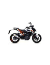 Silencieux ARROW Thunder en aluminium avec embout inox - homologué CE - KTM RC 390 - DUKE 125 - DUKE 390 - RC 125 2017-2020