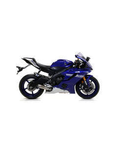 Silencieux d'échappement ARROW Pro-Race en nichrome - homologué CE - YAMAHA YZF R6 2017-2024