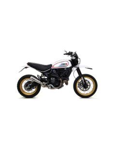 Silencieux d'échappement ARROW Pro-Race en nichrome - homologué CE - DUCATI SCRAMBLER 800 DESERT SLED 2017-2020