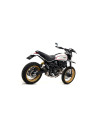 Silencieux d'échappement ARROW Pro-Race en nichrome noir - homologué CE - DUCATI SCRAMBLER 800 DESERT SLED 2017-2020