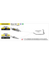Silencieux d'échappement ARROW Pro-Race en nichrome - homologué CE - KAWASAKI NINJA 400 2018-2023 - Z 400 2019-2023
