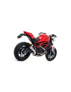Silencieux d'échappement ARROW Pro-Race en nichrome noir - homologué CE - DUCATI 2