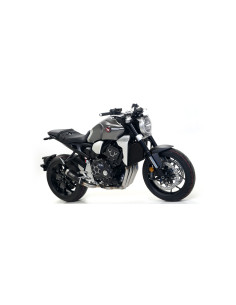 Silencieux d'échappement ARROW Pro-Race en nichrome noir - homologué CE - HONDA CB 1000 R 2018-2024 2