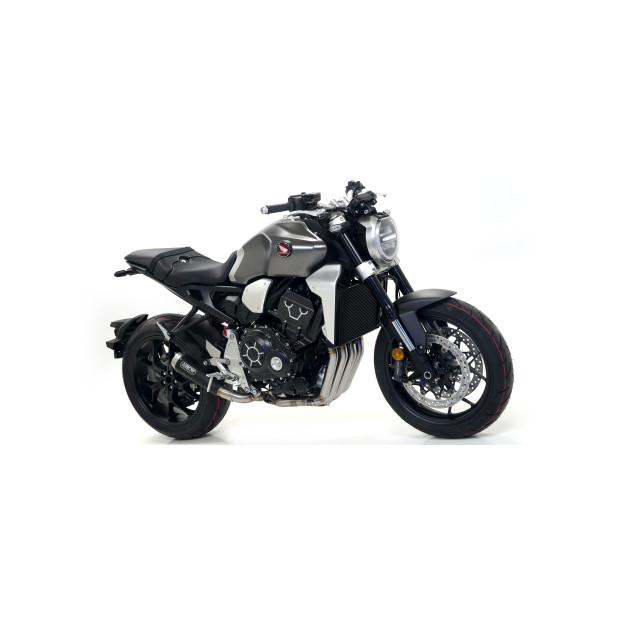 Silencieux d'échappement ARROW Pro-Race en nichrome noir - homologué CE - HONDA CB 1000 R 2018-2024