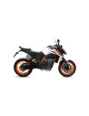 Silencieux d'échappement ARROW Pro-Race en nichrome noir - homologué CE - KTM 790 DUKE 2018-2023 - 890 DUKE R 2020-2023